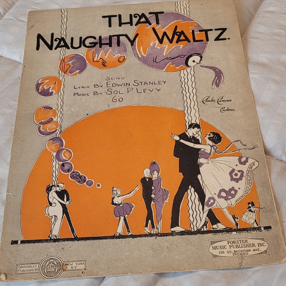 That Naughty Waltz vintage Sheet Music